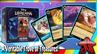 Disney Lorcana unboxing: The First Chapter Illumineer's Trove