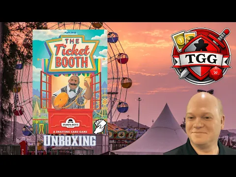 The Ticket Booth Board Game Unboxing