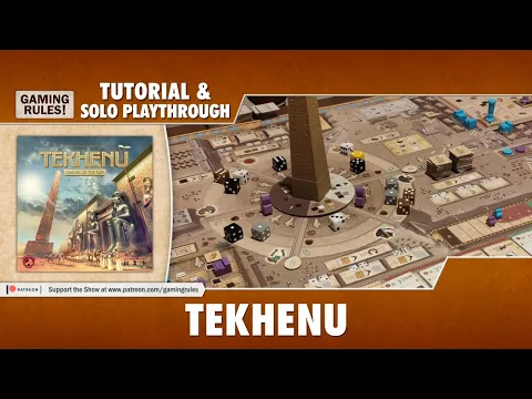 Tekhenu - Tutorial and Solo Playthrough