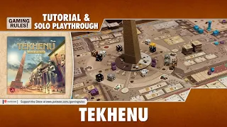 Tekhenu - Tutorial and Solo Playthrough