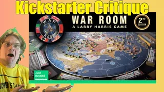 War Room: A Larry Harris Game (2nd Edition) - Kickstarter Critique