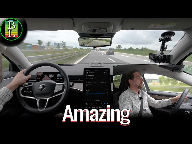 Volvo ES90 Single Motor RWD - High-Speed Autobahn Test | 180 km/h Top Speed Experience