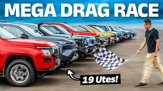 BIGGEST dual-cab DRAG RACE: BYD Shark vs Silverado vs RAM 1500 vs Super Duty vs F-150...