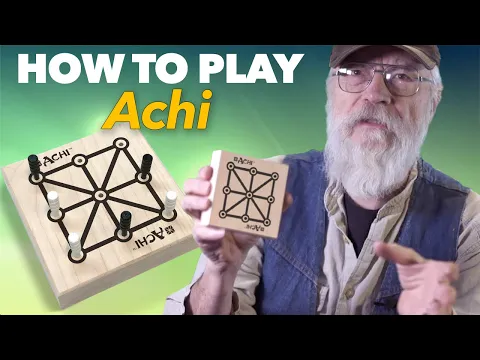 Achi - a three-in-a-row game from Ghana.