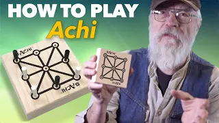 Achi - a three-in-a-row game from Ghana.