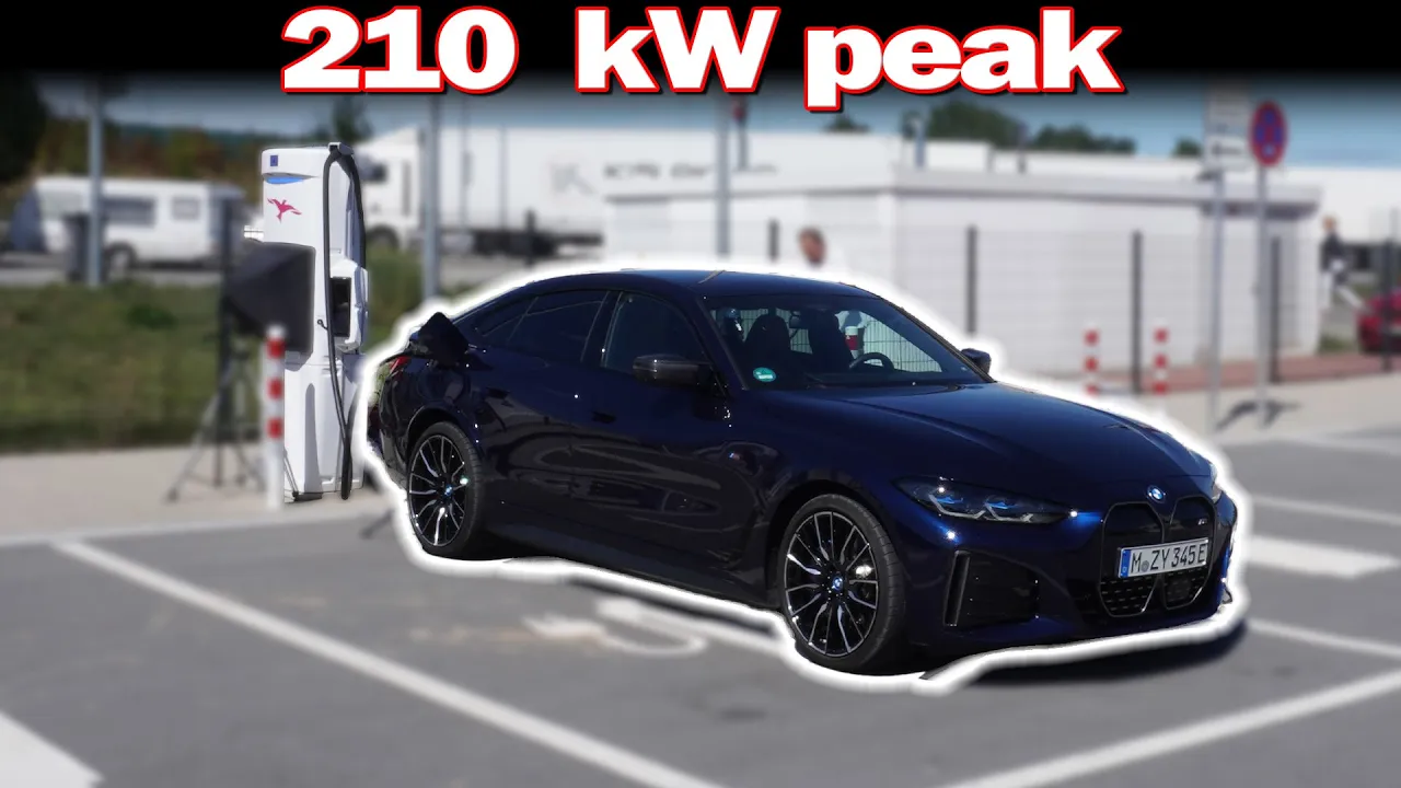 BMW i4 M50 - Charging at Ionity - comparing to Ioniq 5