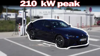 BMW i4 M50 - Charging at Ionity - comparing to Ioniq 5