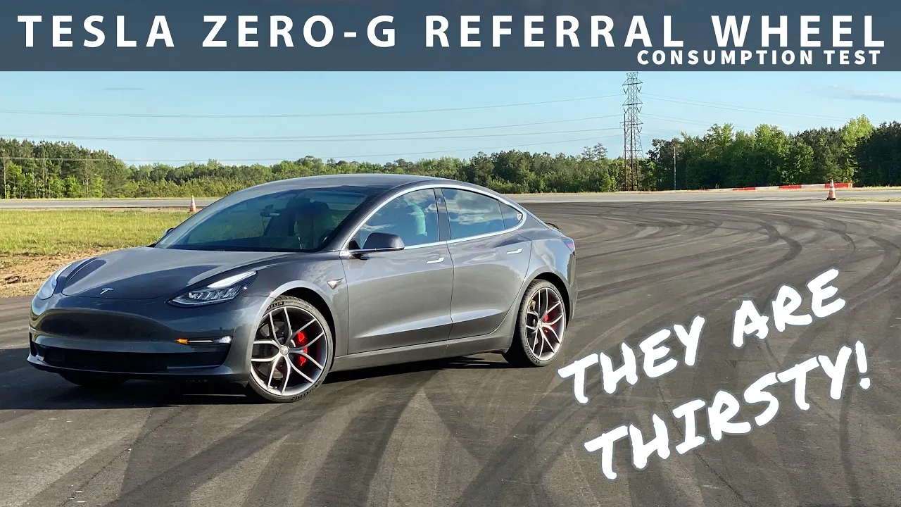 Tesla Model 3 70mph Consumption Test w/ 20" Zero-G Referral Wheels