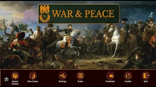 'War & Peace' - Digital & Musings on Game Set up