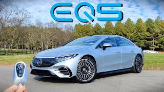 2022 Mercedes EQS 580 // The S-Class from the FUTURE!