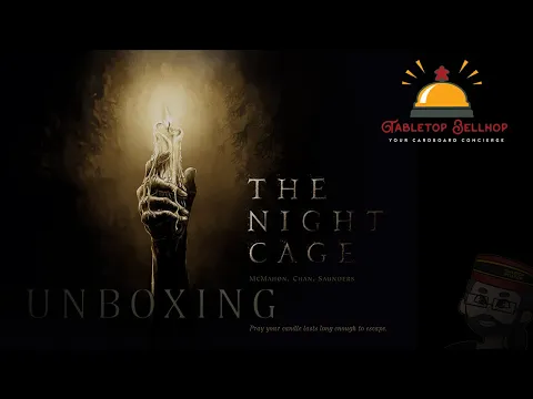 The Night Cage Unboxing, A cooperative horror board game about escaping an ever changing maze