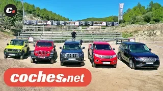 TODOTERRENOS: Comparativa Jimny, Wrangler, Land Cruiser, Navara, Range Rover | coches.net