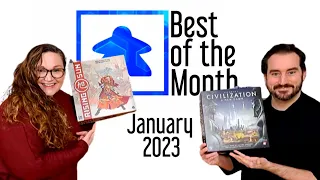 Best Board Game of the Month - January 2023 - Civilization a New Dawn and Rising Sun Mini Reviews