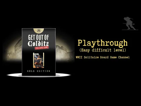 Get Out of Colditz: The Card Game - Solo Playthrough [Easy difficulty Setting]
