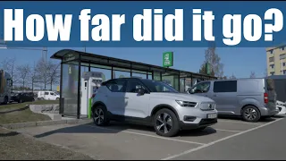 I drove the Volvo XC40 P8 down to 0% | This is what happened AND this is how far I got!