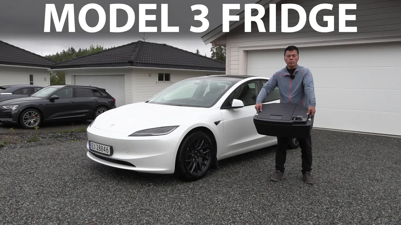 Jowua Tesla Model 3 fridge - Use code "Teslabjorn" for 5 % discount