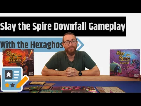 Slay the Spire: The Board Game - Downfall Solo Playthrough With The Hexaghost