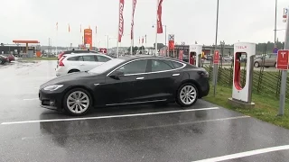 Driving Model S 90D facelift from Stockholm to Oslo