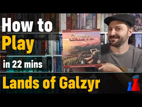 How to play Lands of Galzyr board game - Full teach + Visuals - Peaky Boardgamer