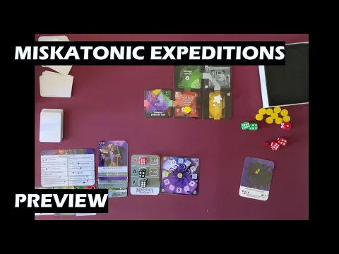 Miskatonic Expeditions PnP Preview Board Game