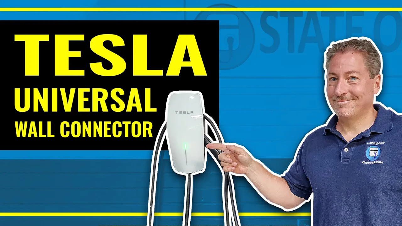 Tesla Magic Dock For Home Charging: Meet The Tesla Universal Wall Connector!