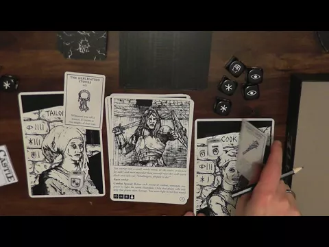Chits and Cast - Kallisto plays game - Escape the Dark Castle, second try