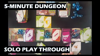 5 Minute Dungeon Solo Play Through Board Game