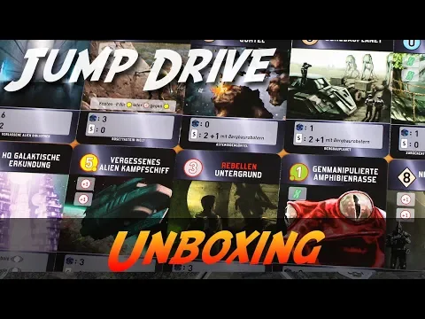 Jump Drive - Brettspiel Unboxing [deutsch] | Abenteuer Brettspiele