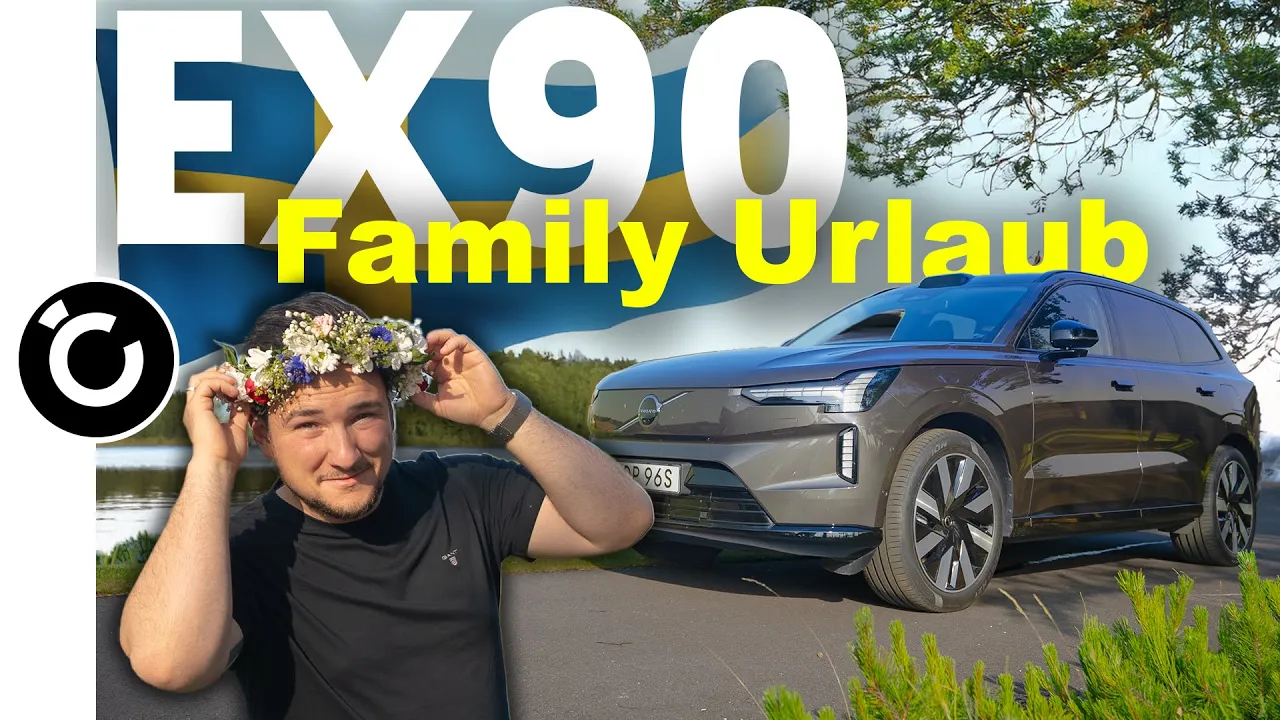Volvo EX90 in Schweden: Familien Urlaub, Ladeinfrastruktur & Midsommar