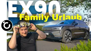 Volvo EX90 in Schweden: Familien Urlaub, Ladeinfrastruktur & Midsommar