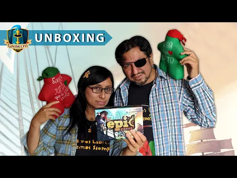 Unboxing TINY EPIC PIRATES | Gamelyn Games || Aventureros Lúdicos