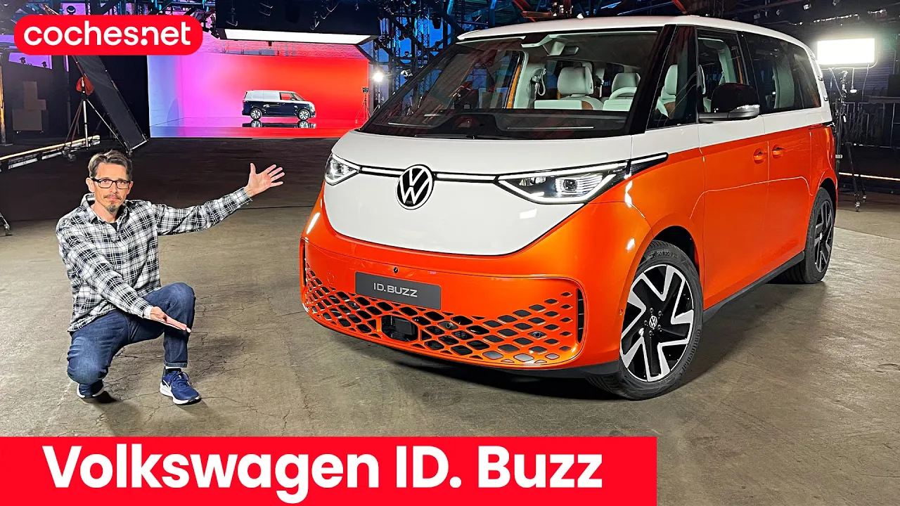 Volkswagen ID. BUZZ | Novedad / Presentación en español | Furgoneta eléctrica | coches.net