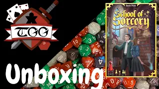 School of Sorcery Board Game Unboxing