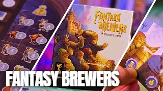 Fantasy Brewers Board Game Review | Dwarves, Beer & Strategy!
