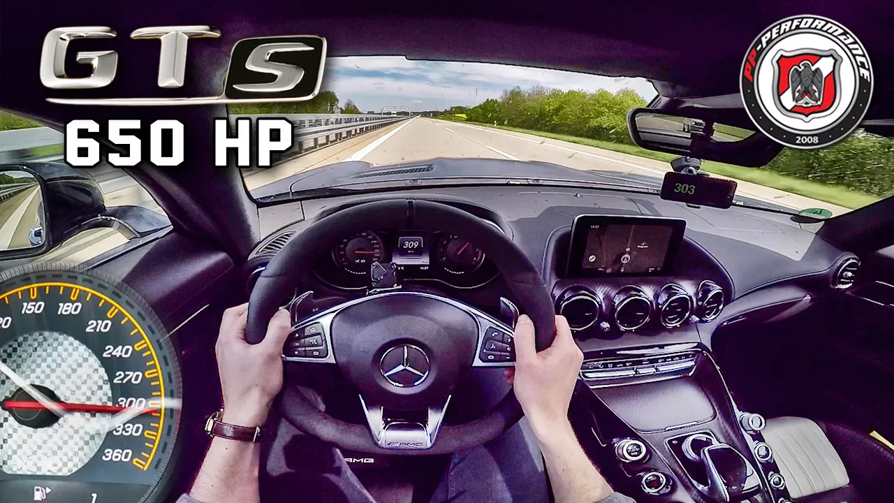 Mercedes AMG GT S 650 HP AUTOBAHN POV 309 km/h PP Performance by AutoTopNL