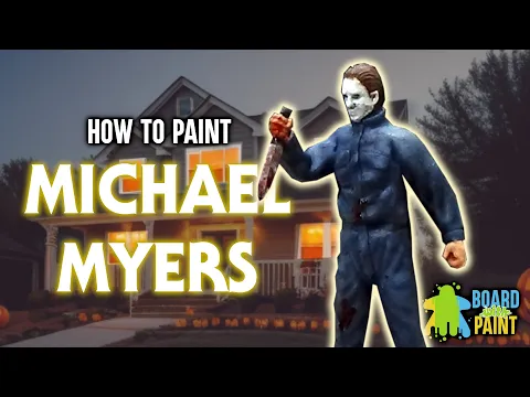 How to Paint Michael Myers from Terrified! (Horrified! Board Game Fan Conversion)