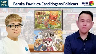 Baruka, Pawlitics: Candidogs vs Politicats Mingy Yi Design | Spiel Essen 2023