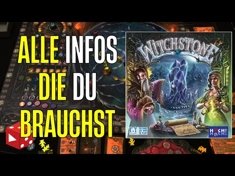 Witchstone - Ein bunter Mix aus Bonfire, Ganz schön clever, Zug um Zug, Quacksalber (Reiner Knizia)