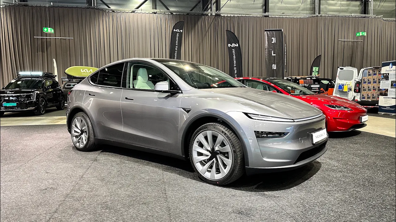 Tesla Model Y Juniper på eCarExpo