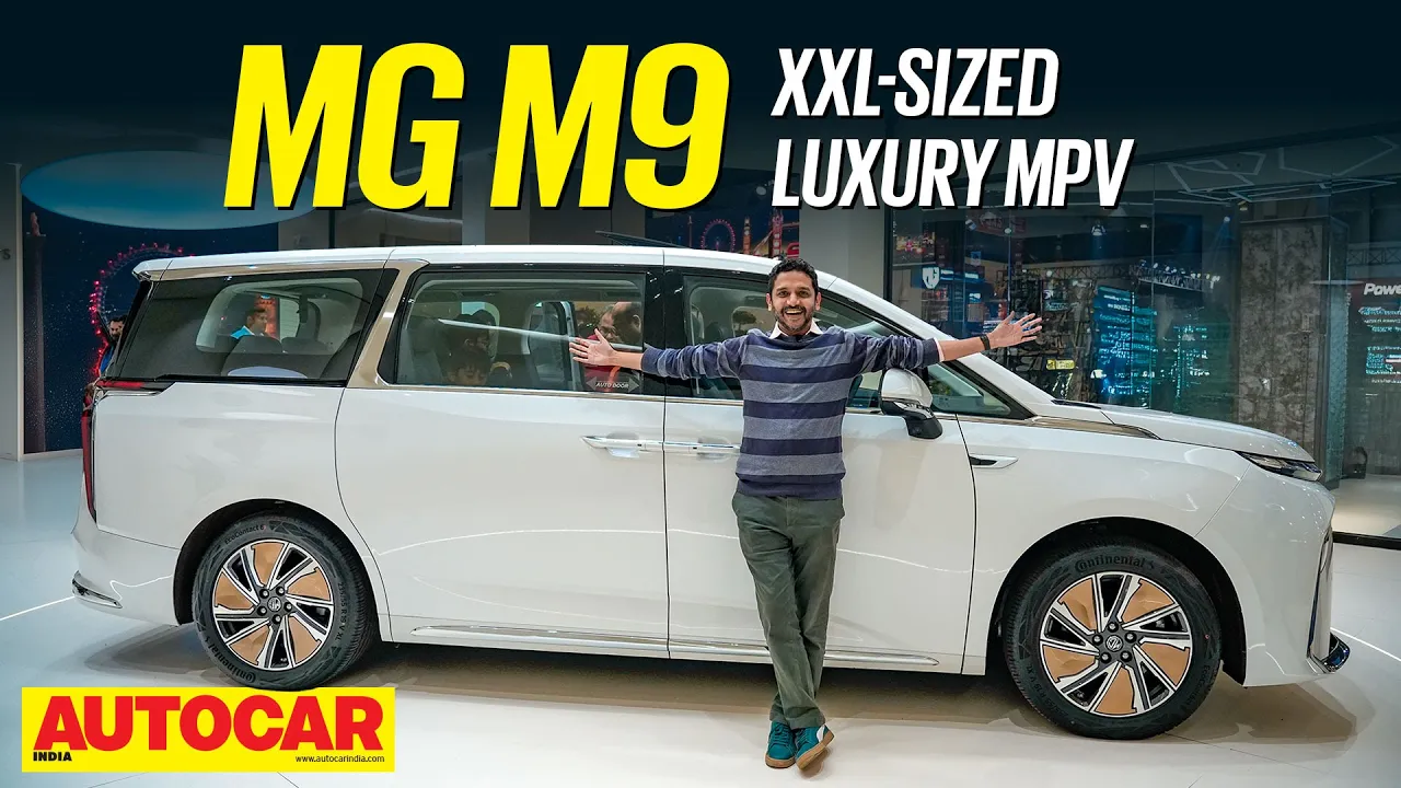 2025 MG M9 MPV - It's larger than a Kia Carnival! | Auto Expo 2025 | Autocar India