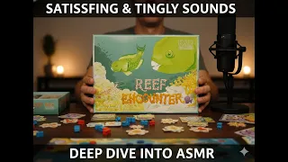 Reef Encounter 1st Edition(R&D) Unboxing: The Satisfying Sound of Coral Reefs (Board Game ASMR)