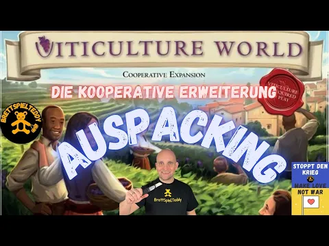 Viticulture World - Auspacking - Brettspiel Teddy - Board Games