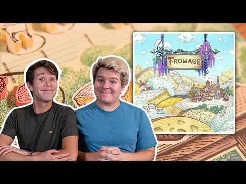 Fromage | Simulatenous Worker Placement! Let's Make Cheese! (Board Game Overview & Review #93)