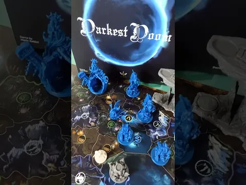 What's In The Box of Darkest Doom 2025 Reprint? Board Game Unboxing! #boardgameshorts