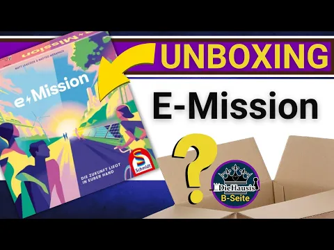 E-Mission | 📦 Unboxing Kennerspiel von Schmidt Spiele | DieHausis B-Seite