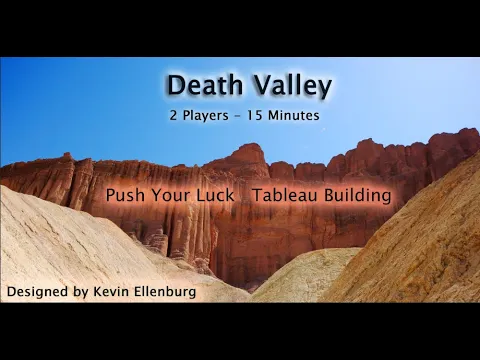 Death Valley - Button Shy November 18 Card Challenge (prototype pitch video)