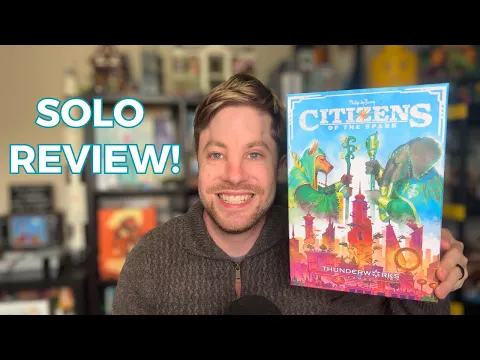 Citizens Of The Spark Board Game - Solo Review!