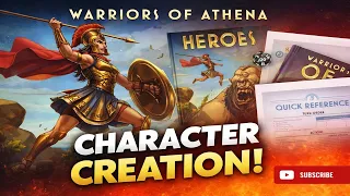 Warriors of Athena: Heroes – Character Creation Walkthrough | Build Your Greek Legend