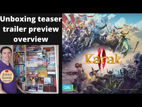 Karak II #unboxing #teaser #boardgame #tabletop AmassGames #games #game #spiel #dice #kids