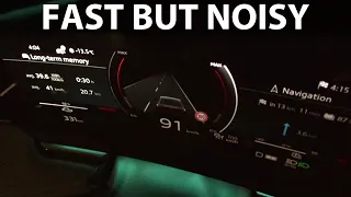 Audi S6 e-tron Avant acceleration and noise test